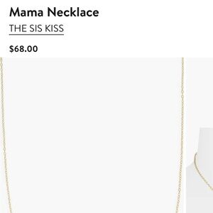 Nordstrom Gold Mama Necklace